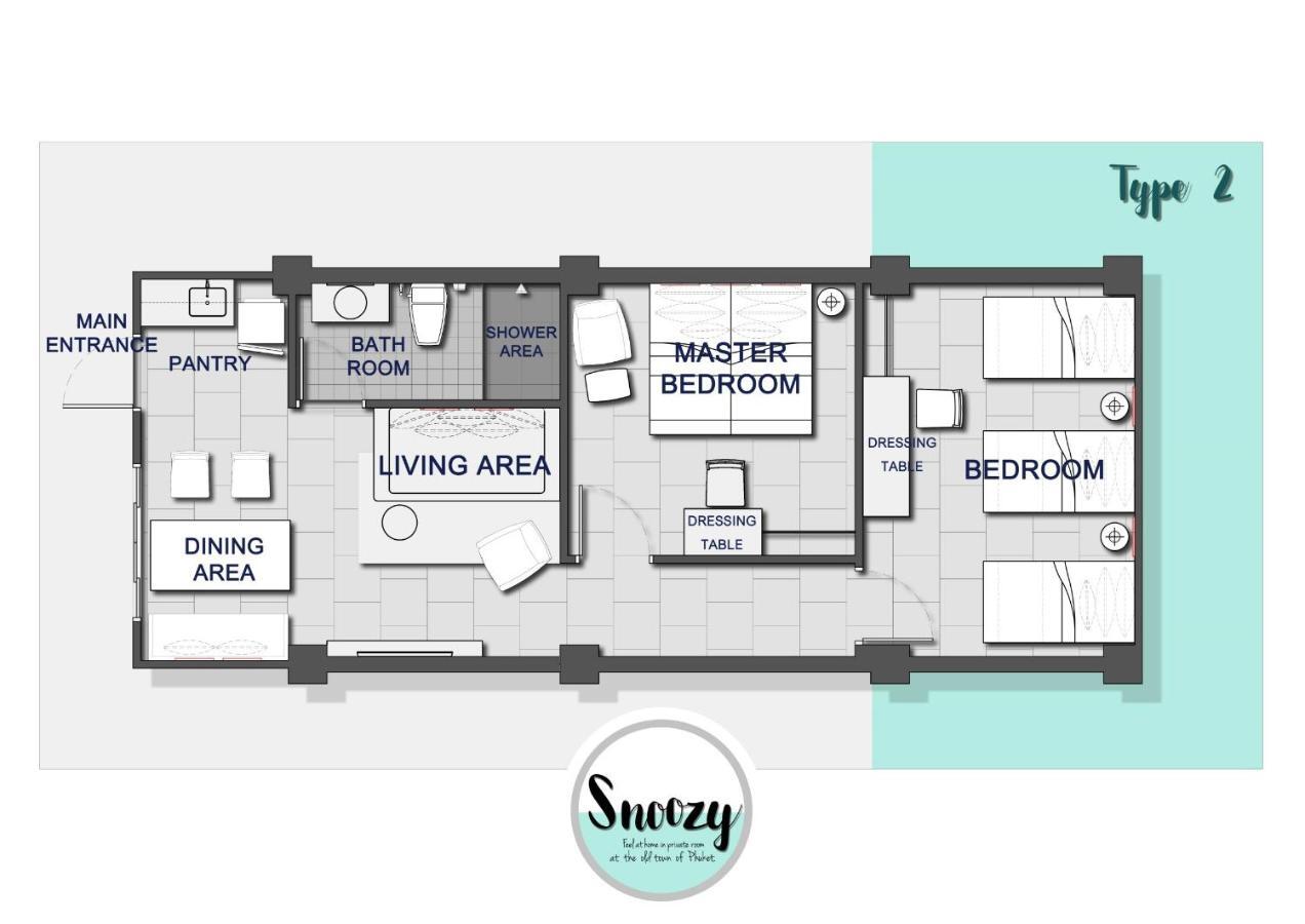 Snoozy Guesthouse Пхукет Екстер'єр фото